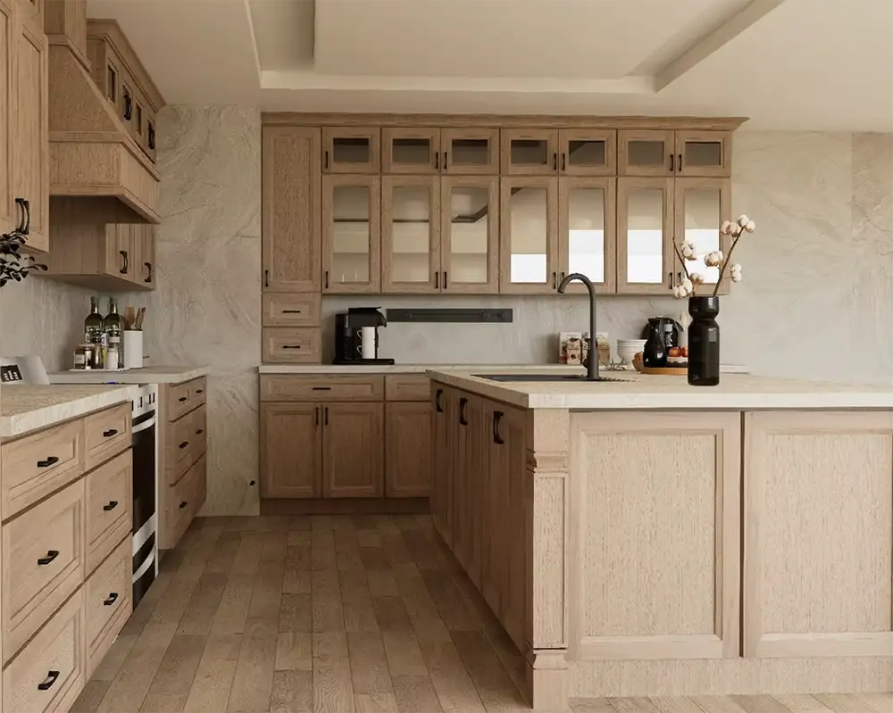 European White Oak Example Kitchen