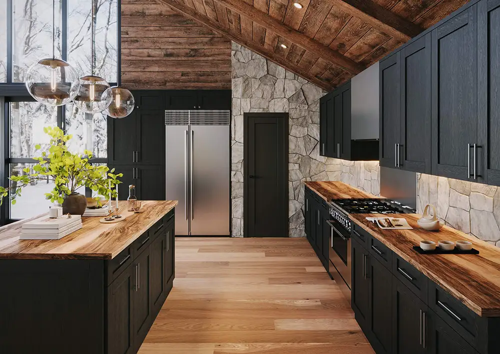 Blaze Black Shaker Example Kitchen Blaze Black Shaker Example Kitchen