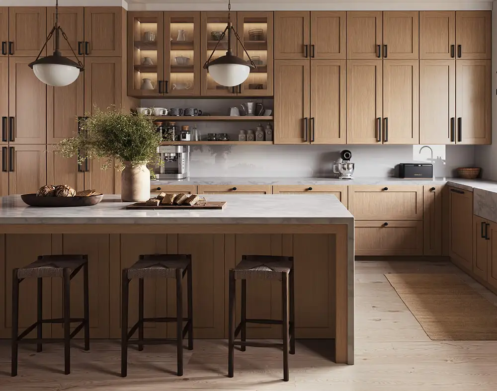 Homestead Oak Shaker Example Kitchen Homestead Oak Shaker Example Kitchen