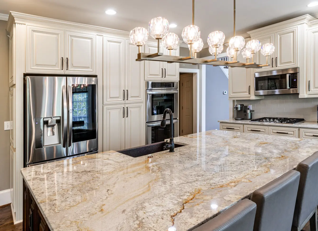 Princeton Creamy White Glazed Example Kitchen Princeton Creamy White Glazed Example Kitchen