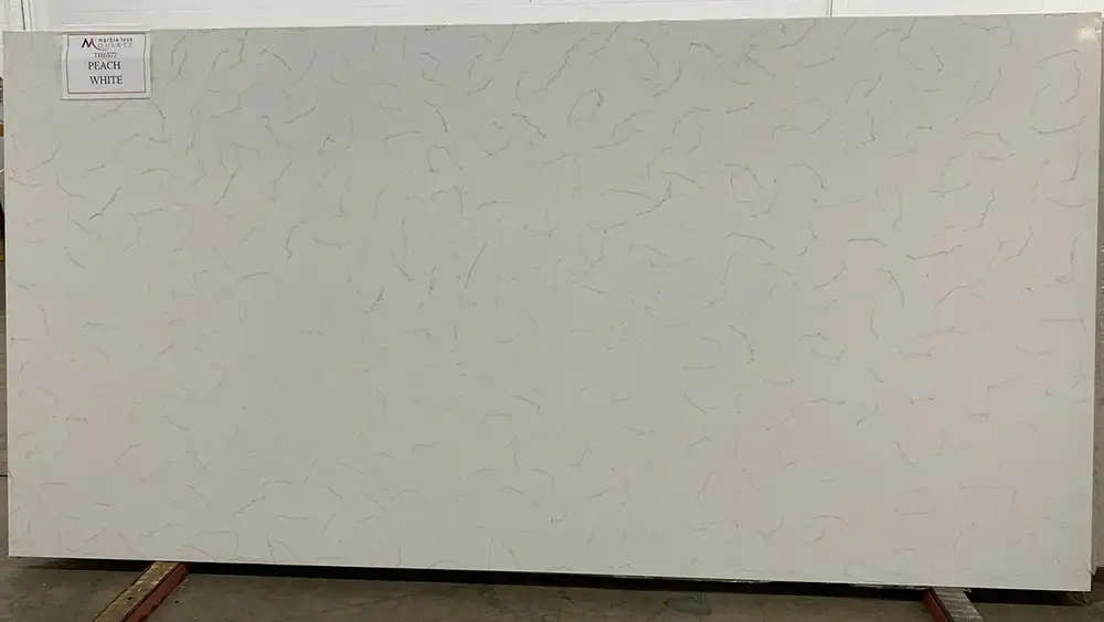 Peach White Quartz Example