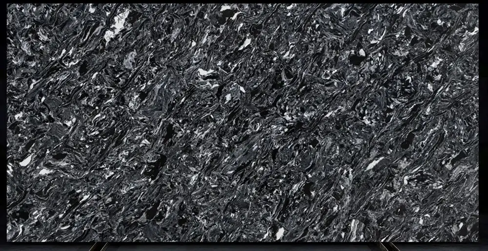 Calacatta Titanium Black Quartz Example