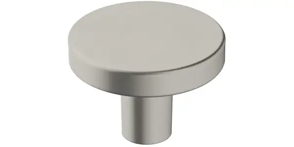Mushroom Cabinet Knob (Miseno: Brushed Satin Nickel)
