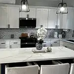 Jarlin: Dove White Shaker Kitchen Cabinets