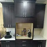 Jarlin: Ebony Shaker Cabinets